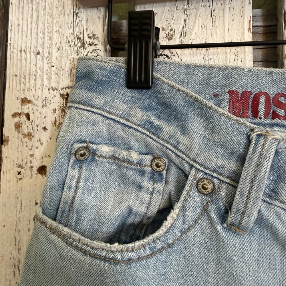 Mossimo Supply Co Bootcut Jeans Women 7 Low Rise Y2K Light Wash 31x32 - Picture 5 of 11